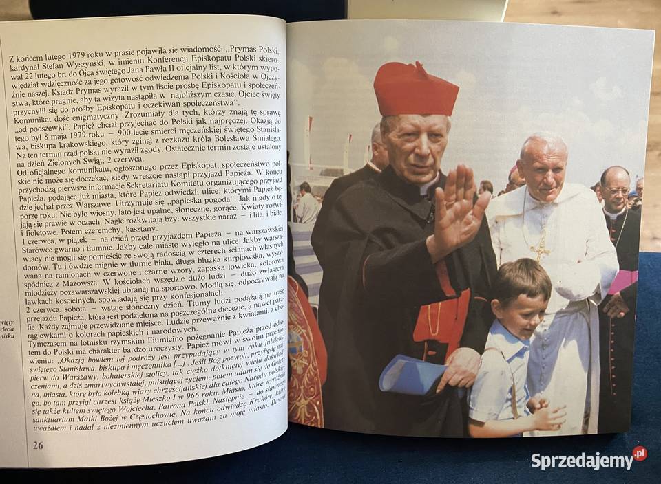 Książka Pielgrzyma Pokoju i Nadziei Jan Paweł II Ruda Śląska