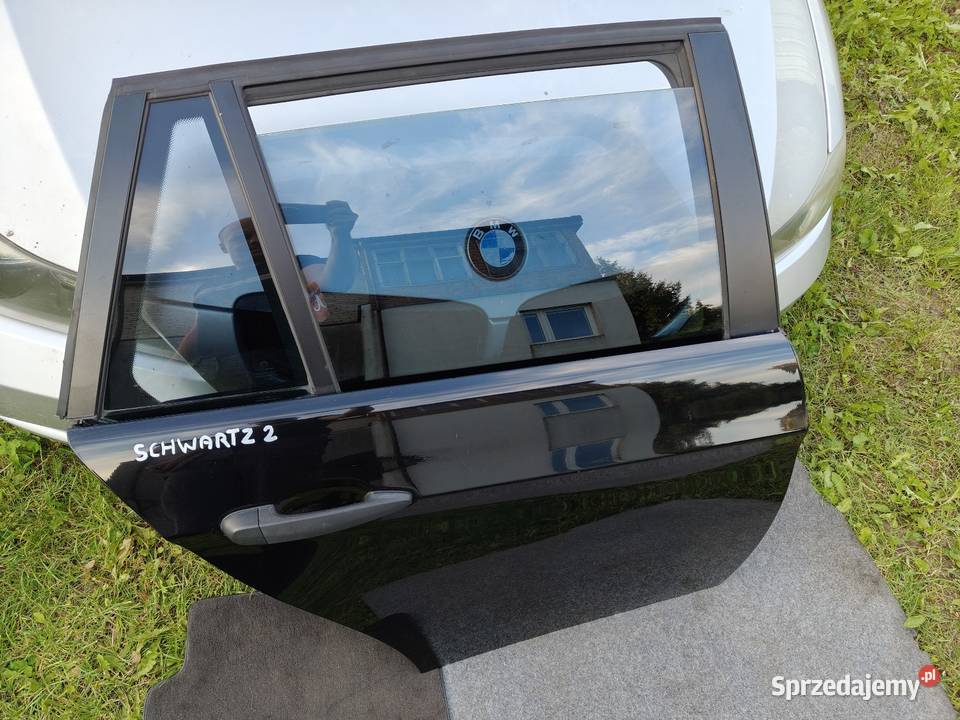 Bmw e91 drzwi tylne prawe czarne schwarz2 Aleksandrów Łódzki sprzedam