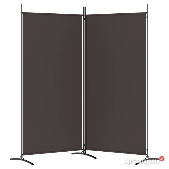 Parawan 2panelowy brązowy 175x180 tkanina Warszawa