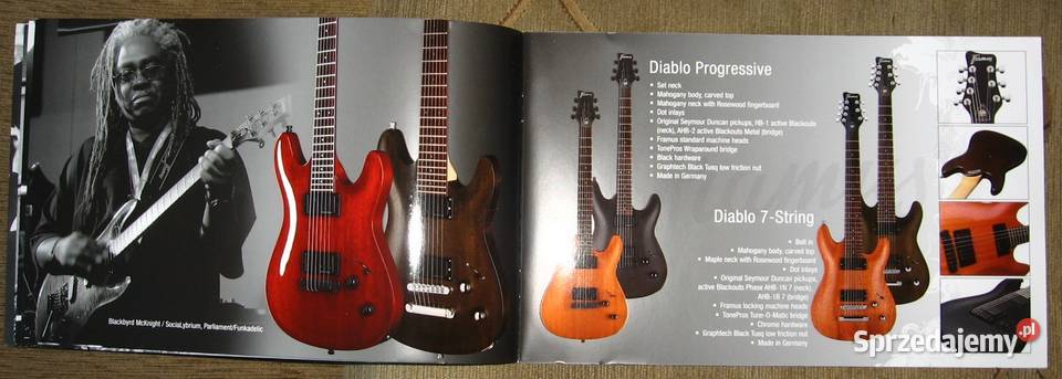 Framus Guitar Catalog katalog gitar Kępice sprzedam