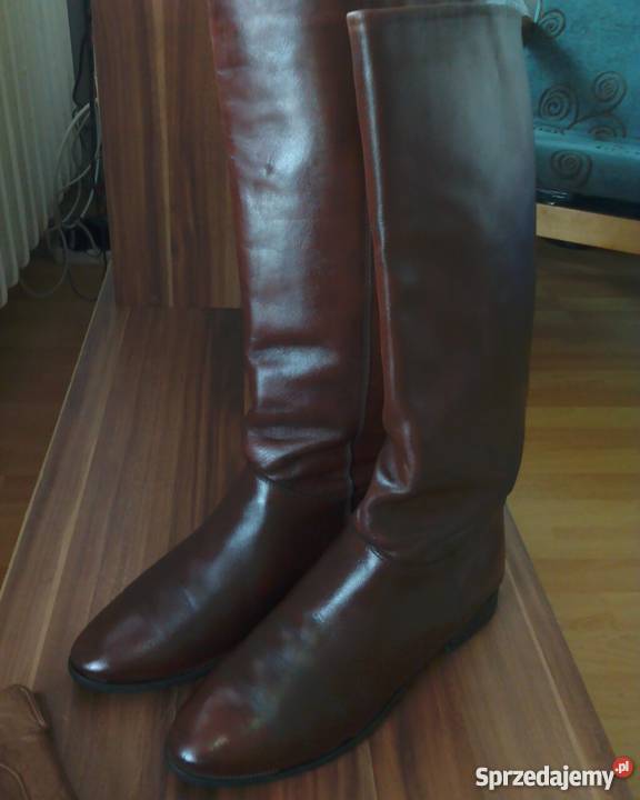 Kozaki oficerki skórzanerękawiczki 26.5cm Kraków