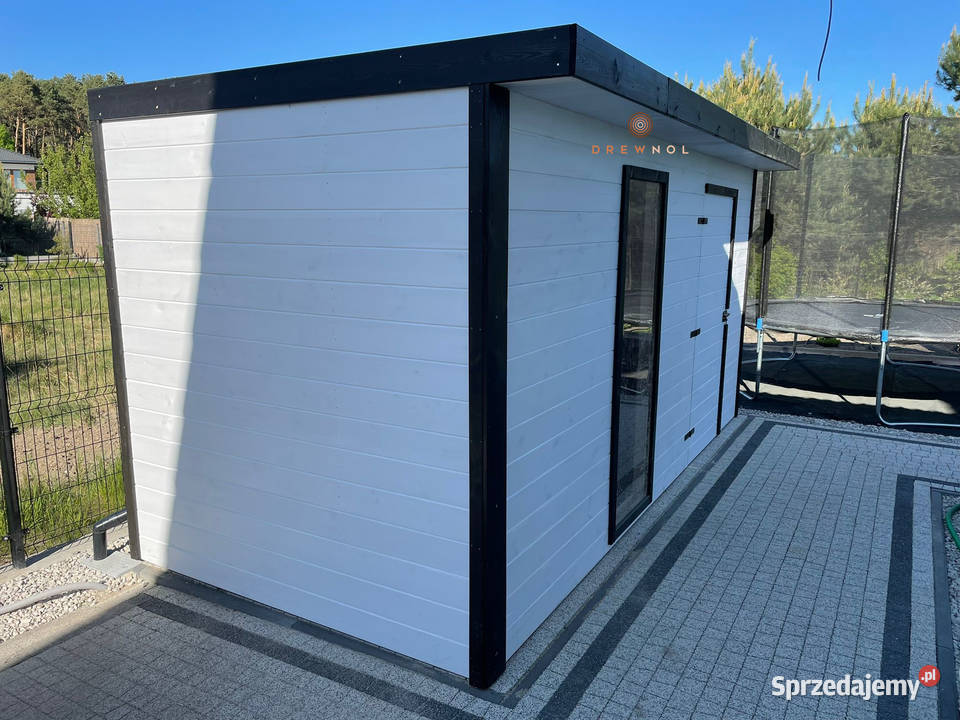Domek narzędziowy nowoczesny domek plaski dach śląskie Częstochowa