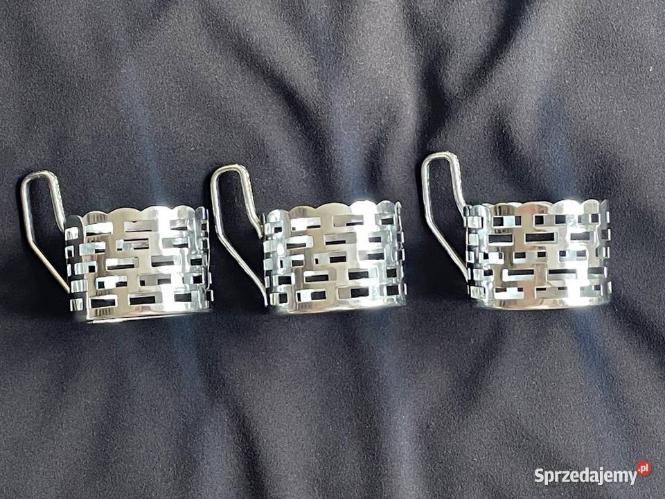 PRL stare koszyczki szklanek i Kołobrzeg