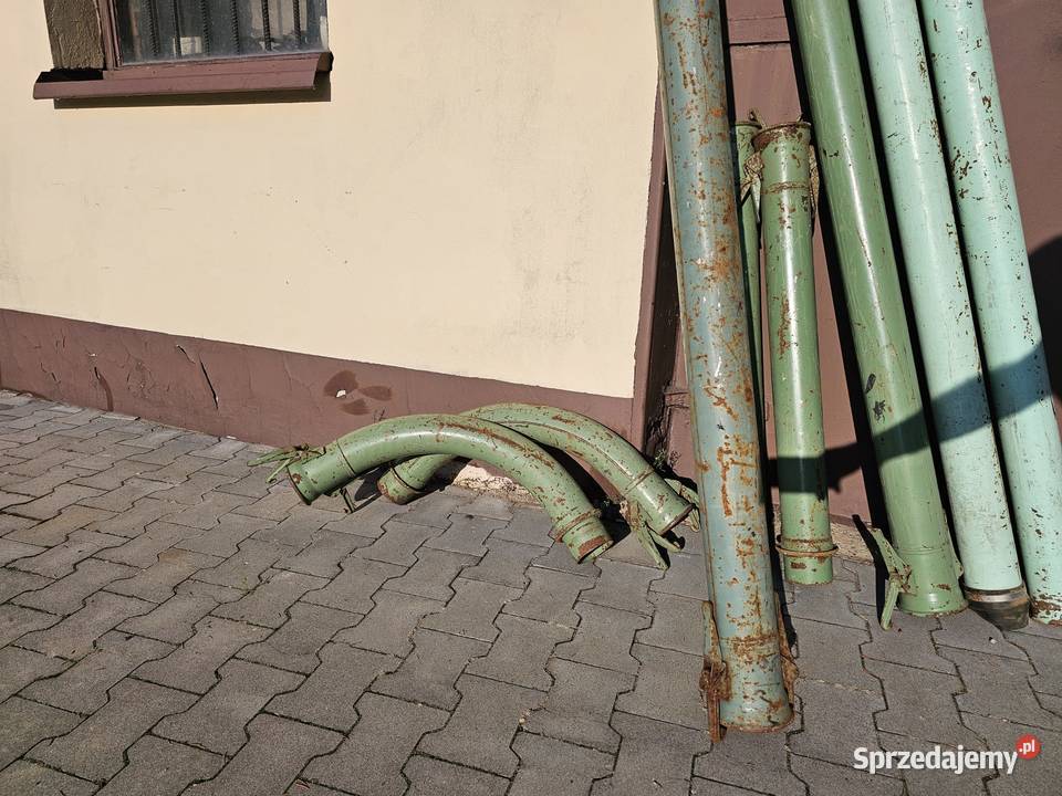 Rury do dmuchawy do zboża 110mm różne długości Górno