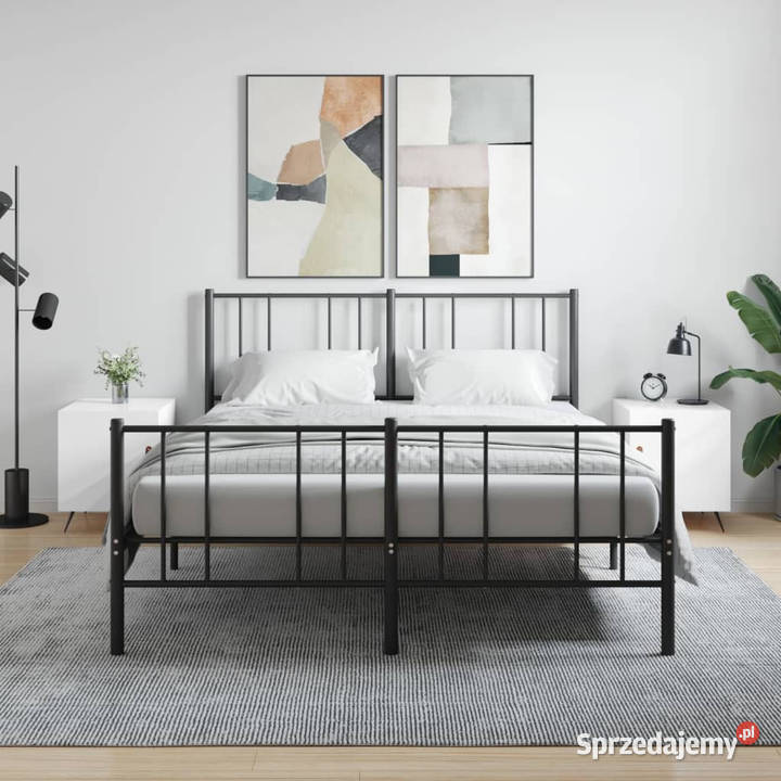 Szafki nocne 2 białe z połyskiem 40x40x50 Warszawa