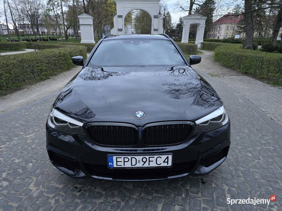 BMW 5 G31 520D Mpakiet Xdrive 2019 salon aso 190KM łódzkie Poddębice