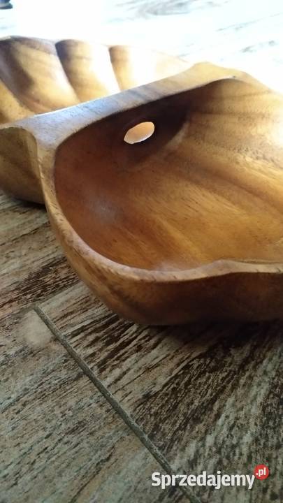 Patera drewniana drewno egzotyczne
