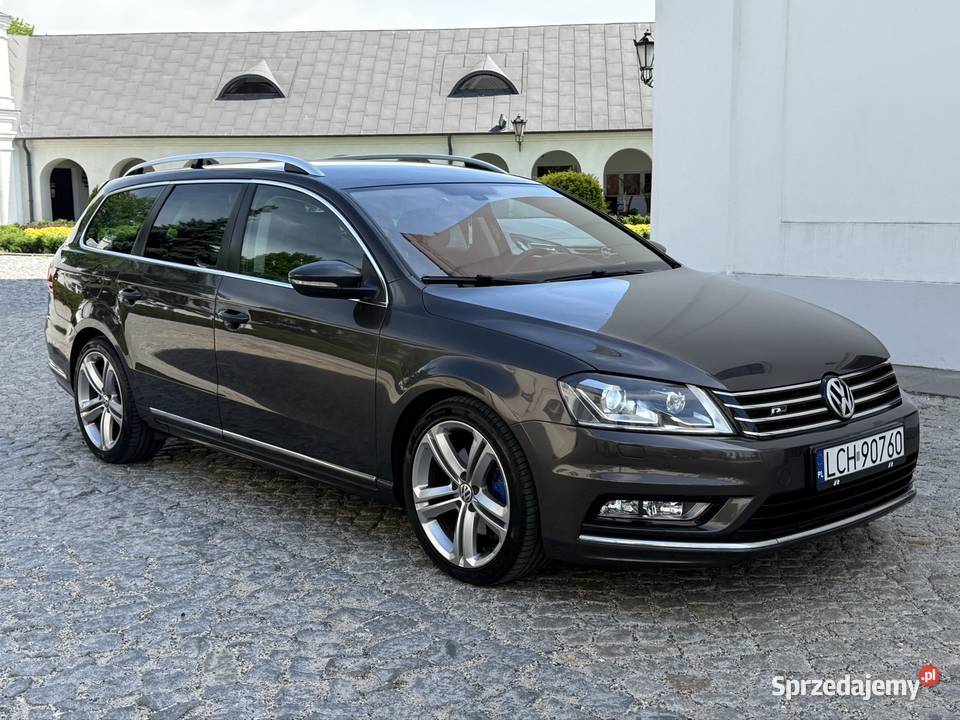 Volkswagen Passat B7 RLine 20 TDI 140 2014r DSG brązowy Passat Chełm