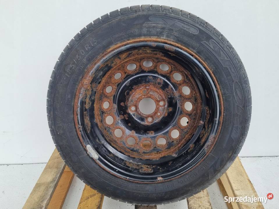 Clio II III Kangoo KOŁO ZAPASOWE Zapas 18565 R15 Średnica 15" Rudka