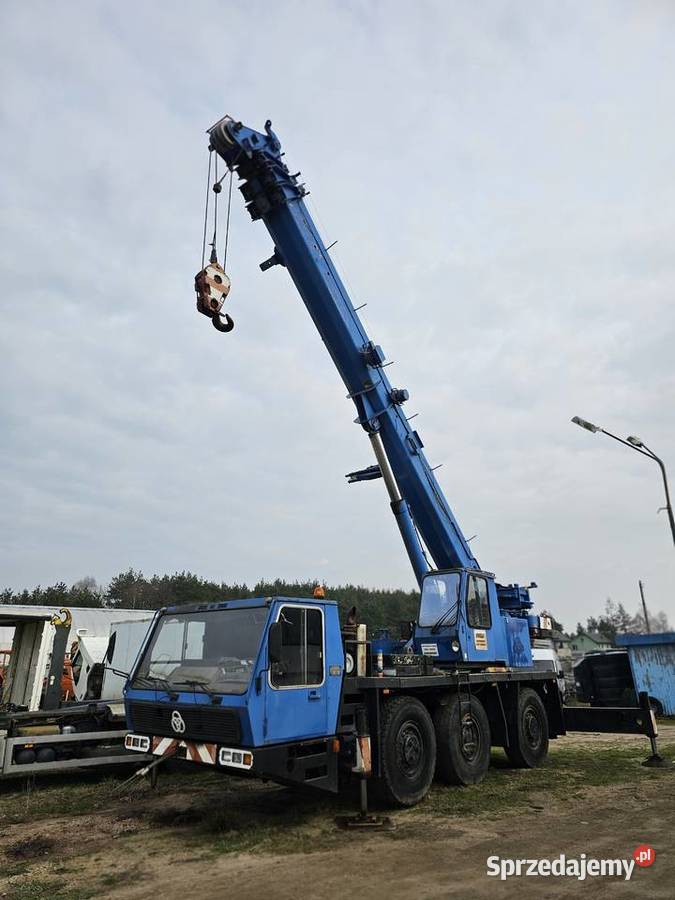 Dźwig 45 ton 3 osie skrętne duże koła 6x6 GROVE Dźwigi, podnośniki mazowieckie Siedlce sprzedam