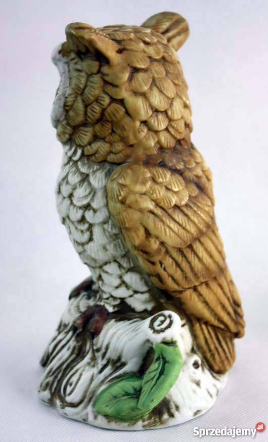 Porcelanowa sowa 21 Kłodzko sprzedam
