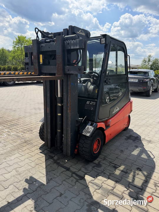 wózek widłowy elektryczny LINDE E25 Triplex Działoszyn