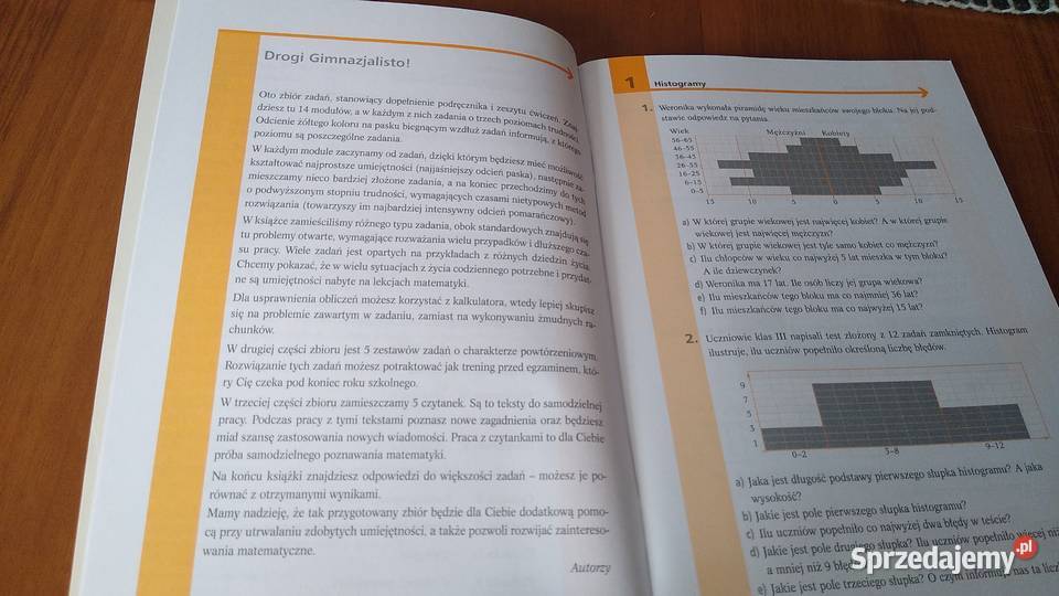 Matematyka 2001 gimnazjum klasa 3 zadania Anna gimnazjum Gdańsk