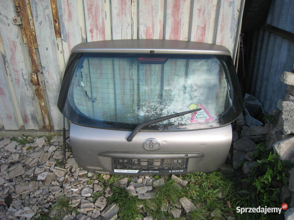 Klapa tylna tył bagażnika szyba Toyota Corolla małopolskie Kraków sprzedam
