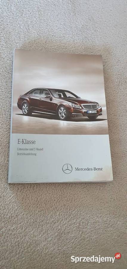 Książka serwisowa mercedes E klasa limuzyna osobowe Połczyn-Zdrój