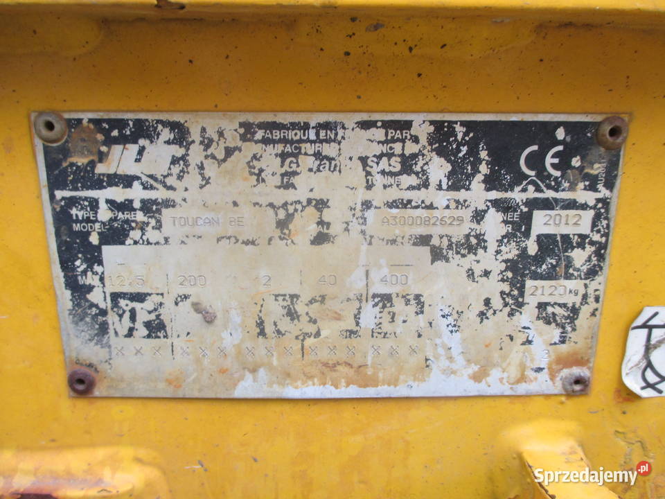 Podnośnik koszowy zwyżka 8 m JLG Toucan 8E