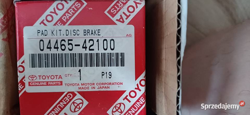 Klocki hamulcowe przednie Toyota Corolla Lublin