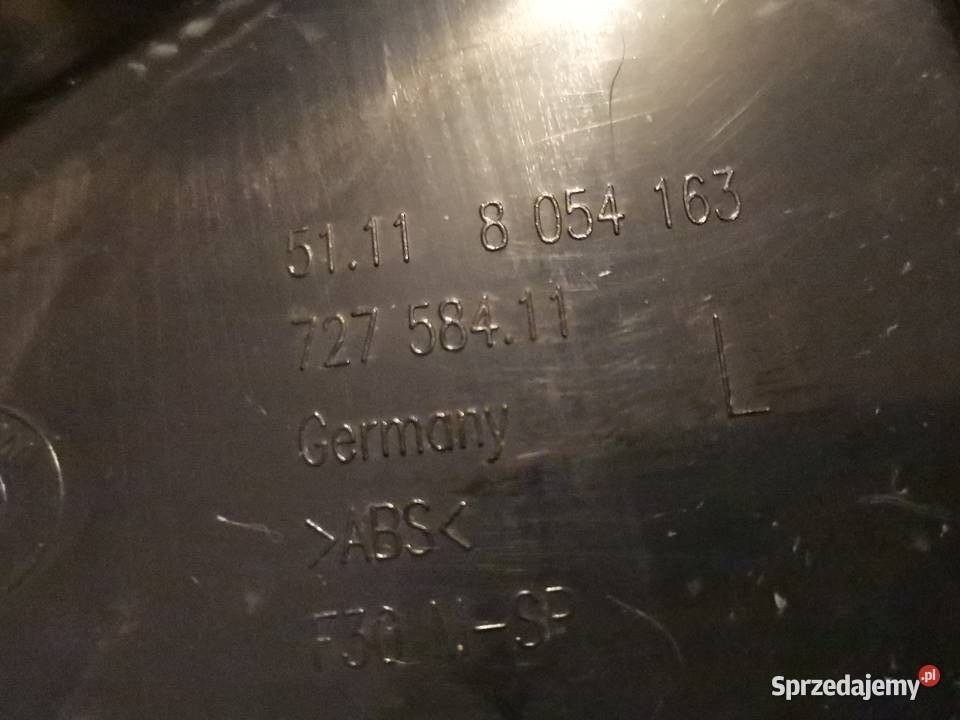 BMW F30 F31 MPAKIET ORYGINAŁ LEWE MOCOWANIE Międzychód