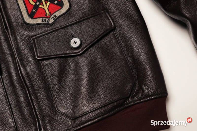 Nowa męska kurtka skórzana Top Gun w kolorze Warszawa