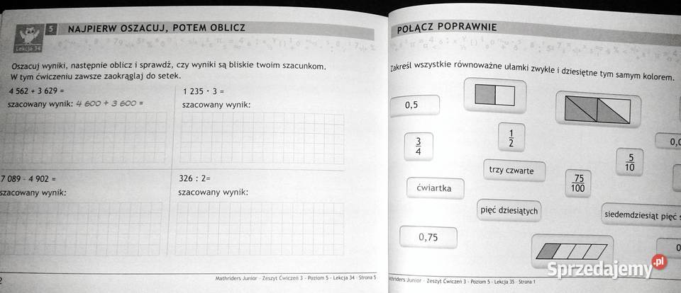 MathRider Poziom 5 Zeszyt zadań domowych 3 Anita Chełm
