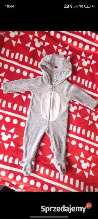Nowy śliczny kombinezon ocieplany Renifer unisex 3m+ Kombinezony i śpiworki Odzież
