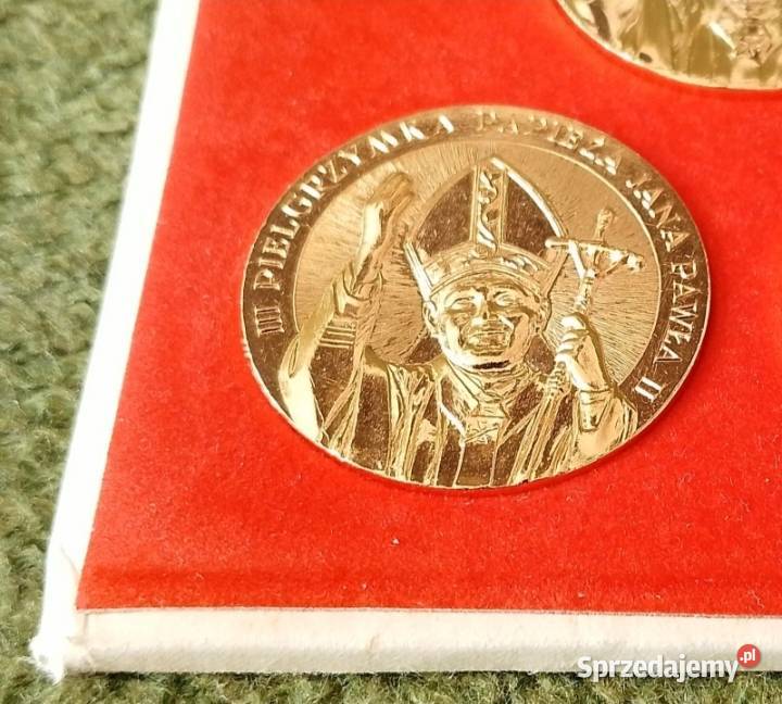 Pozłacany komplet 6 medali II Krajowy Kongres śląskie Katowice sprzedam