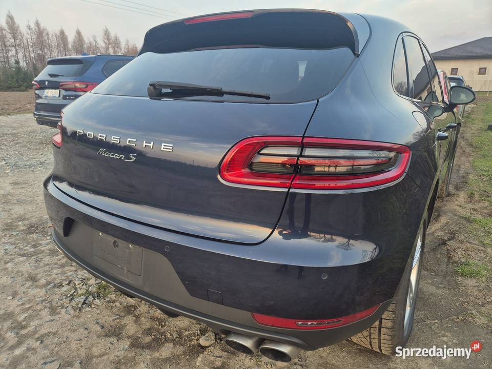 Porsche Macan S 30 2015 delikatnie uszkodzony na dolnośląskie Żórawina