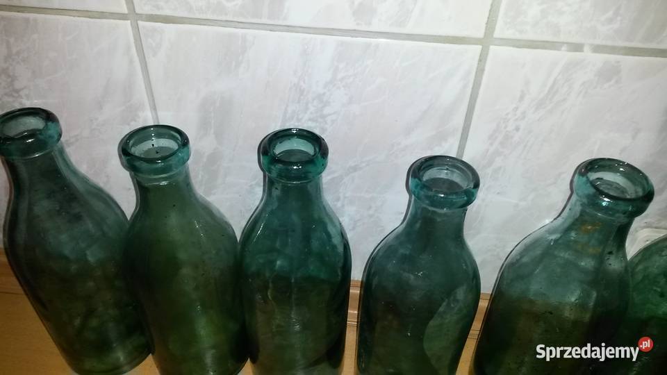 ZABYTKOWE PRZEDWOJENNE BUTELKI MLEKA Poznań