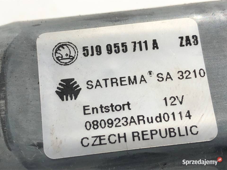 SILNIK WYCIERACZEK TYŁ SKODA FABIA II 5J9955711A podkarpackie sprzedam