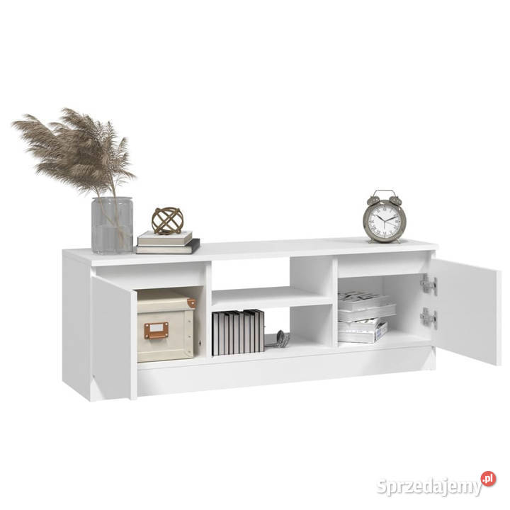 Szafka pod TV z drzwiczkami biała 102x30x36 Warszawa