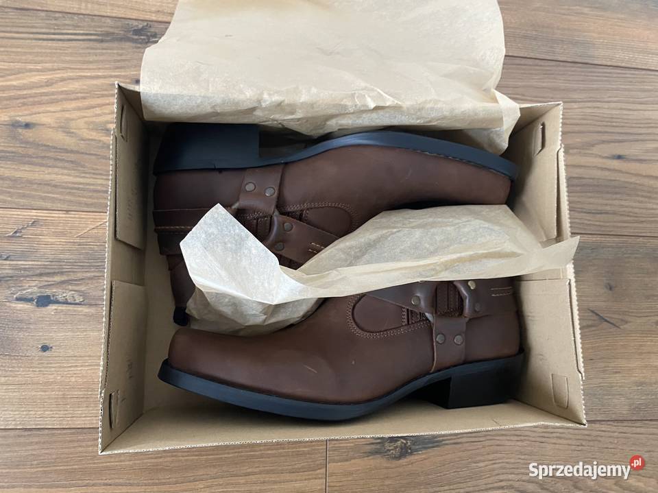 Buty Kowbojki model K608 Skóra naturalna POLSKI inna Półbuty Białystok