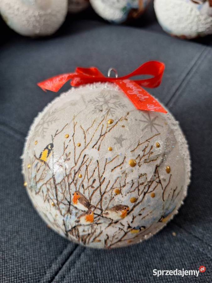 Bombki ręcznie robione na choinke i prezent Goźlice