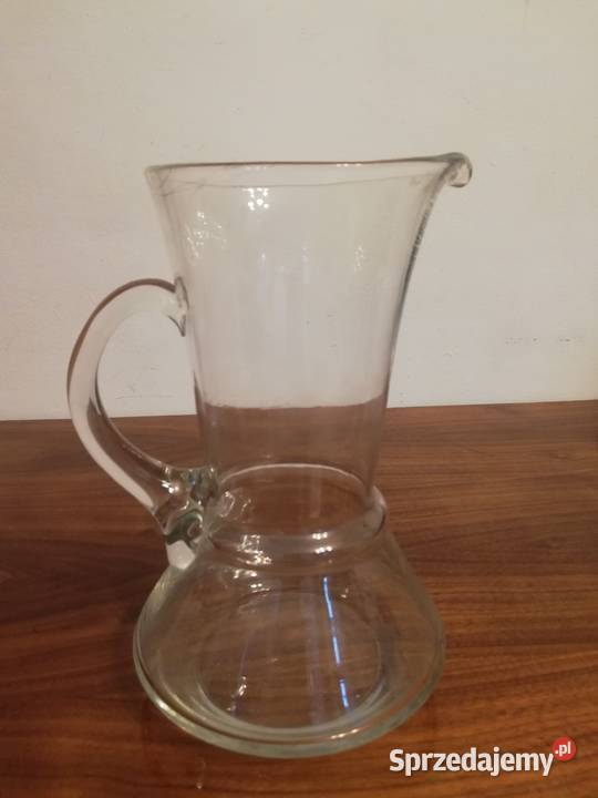 Szkło z epoki PRL dzbanek Warszawa