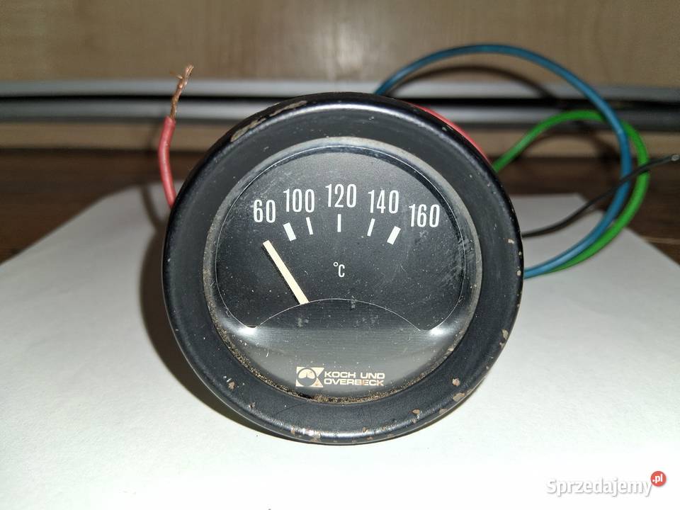 Wskaznik temperatury Zegar Koch Overbeck VDO