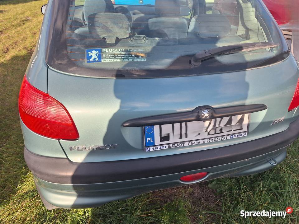 Zderzak Tylni Peugeot 206 lubelskie Wisznice