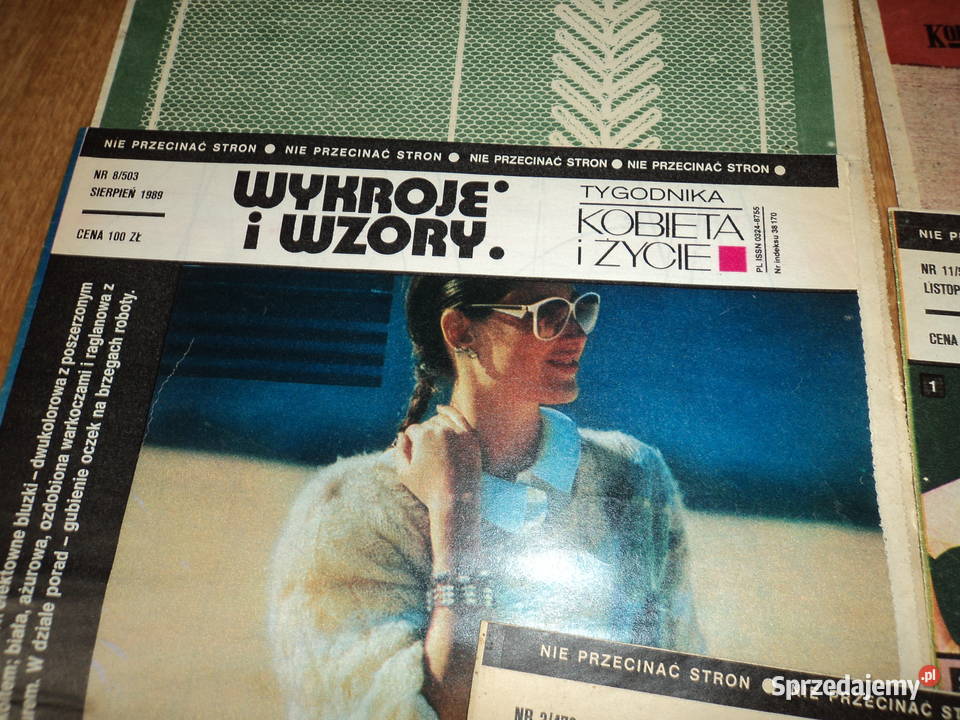 Wykroje i wzory Kobieta i życie 3 małopolskie Nowy Sącz