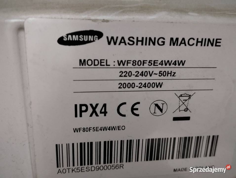 pralka Samsung sprzedam Pralki i suszarki Poznań