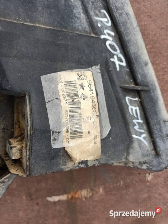 Halogen lewy peugeot 407 Szczecin