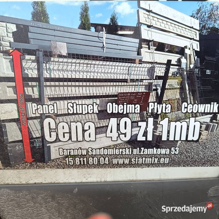 Brama przesuwna 45m x15 m kolor grafit palisada Bramy podkarpackie