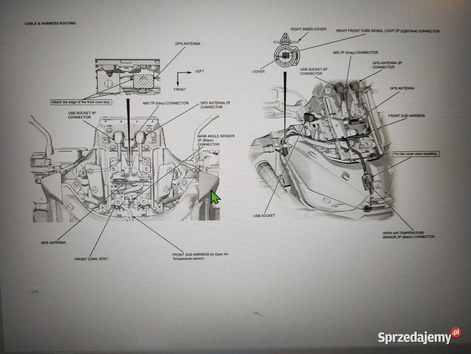 Instrukcja serwisowa Hondy PDF NT1100 NT 1100 z
