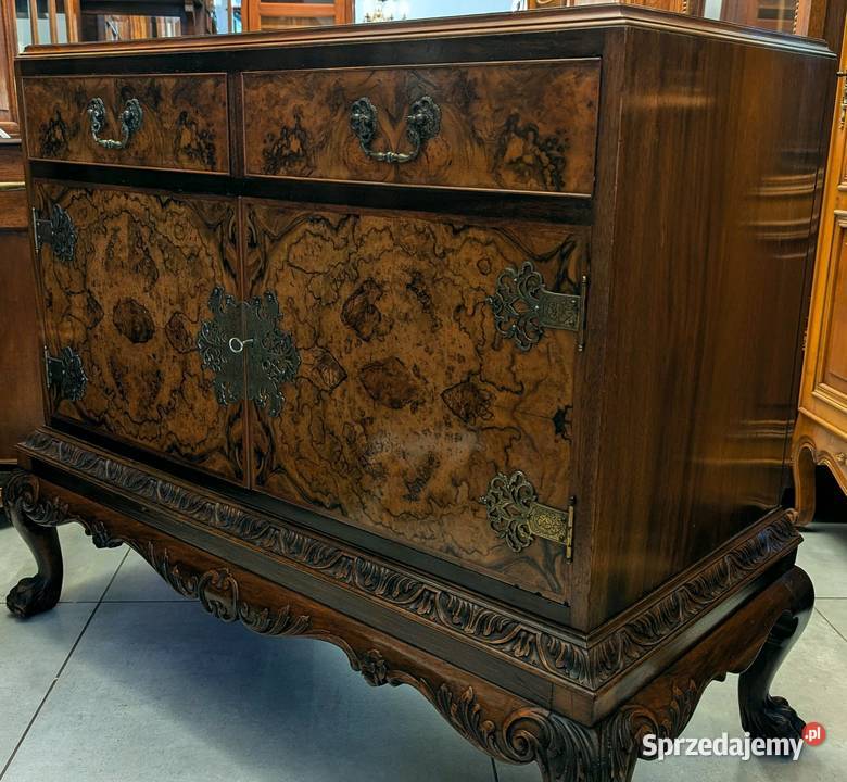 piękna komoda na lwich łapach mahoń sklep Dąbrowa Górnicza