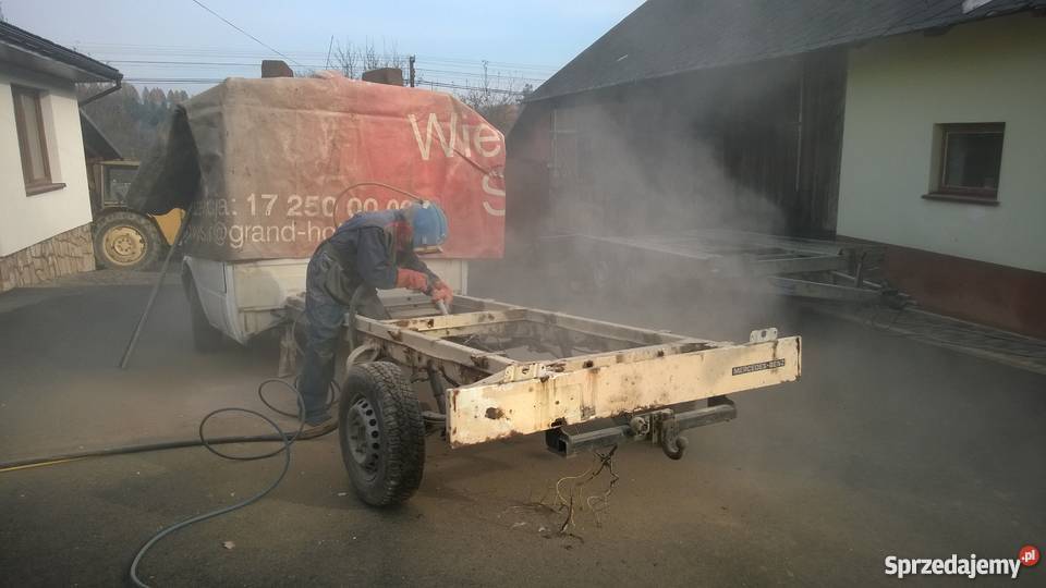 piaskowanie czyszczenie metalu rdzy dojazd wynajem