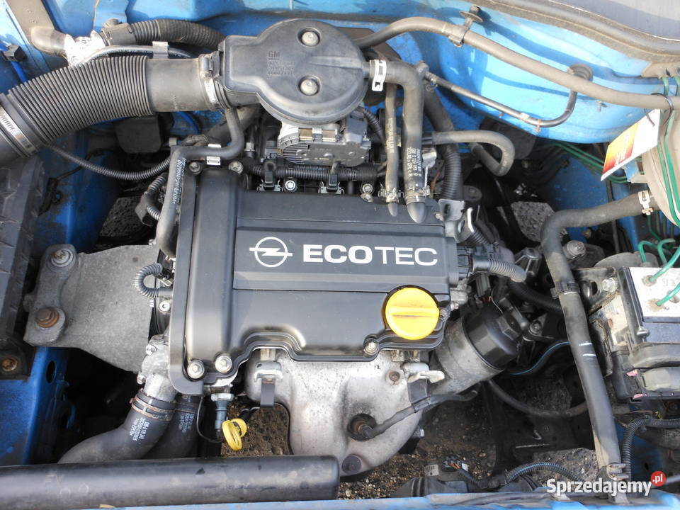 Opel Corsa C 10 2001 uszkodzony silnik KOŚCIAN 973cm3 Kościan