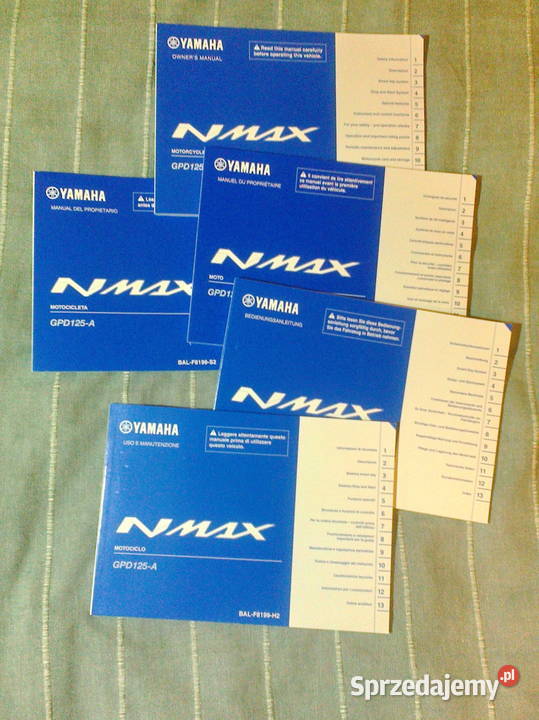 Instrukcja Obsługi Yamaha Nmax 2021 w różnych Warszawa sprzedam