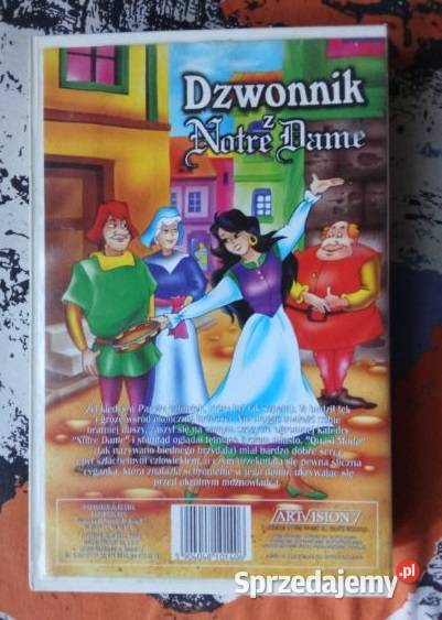 Dzwonnik z Notre Dame kaseta VHS filmVHS bajki Łódź