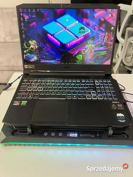 Laptop acer nitro 5 an1545 rtx3080 ryzen 75800h Bydgoszcz