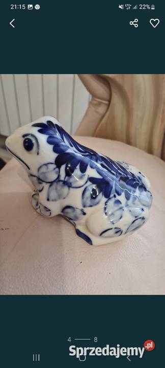 Porcelanowa żabka mazowieckie Przasnysz