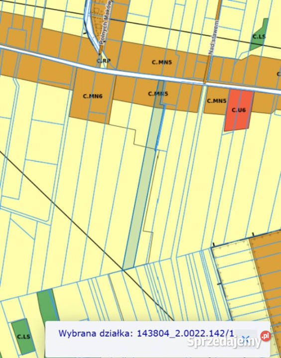 Działka budowlanorolna 11 800 m2 m2 w gm Stare Budy Radziejowskie