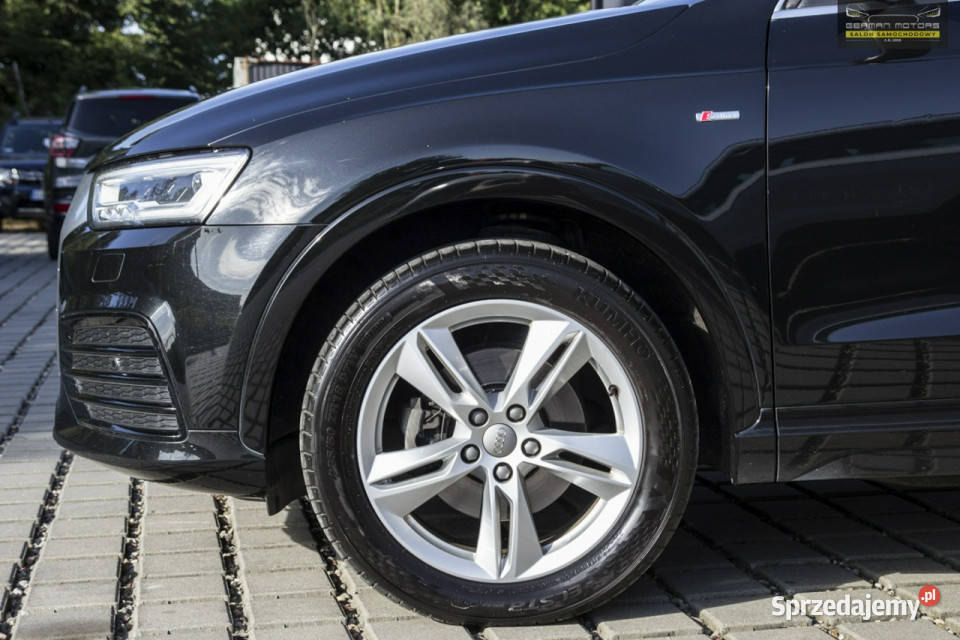 Audi Q3 Led Sline Kamera Quattro Gwarancja na I wielofunkcyjna kierownica Q3