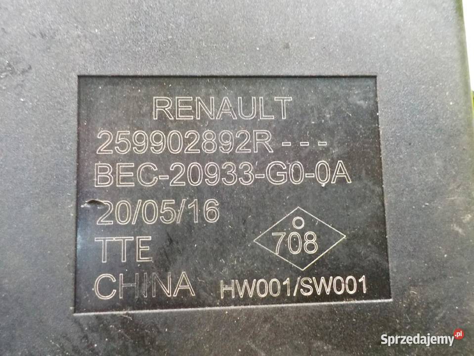 SMART FORFOUR II 10 B 16r 5D modul sterownik Suków